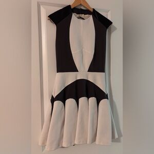 Chic Monochrome Mini Dress